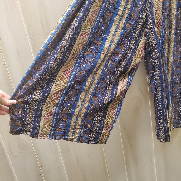VTG Wide Leg Crop Style Y2K Boho Pants w/ Pockets! HiRise  Size 2X - Like New! - Picture 4 of 9